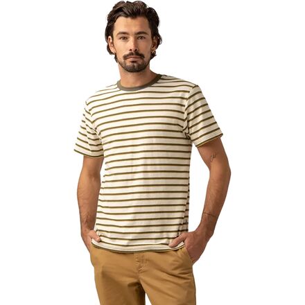 Rhythm - Everyday Stripe Short-Sleeve T-Shirt - Men's - Natural