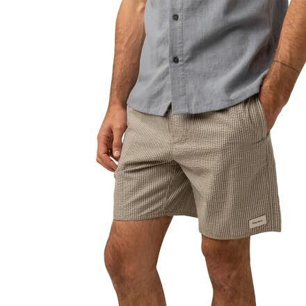Rhythm - Seersucker Stripe Jam Shorts - Men's - Sage