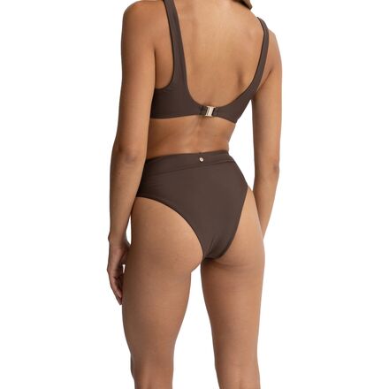 Rhythm - Classic Hi Waist Bikini Bottom - Women's
