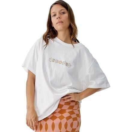 Rhythm - Radiant Oversized T-Shirt - Women's - Vintage White