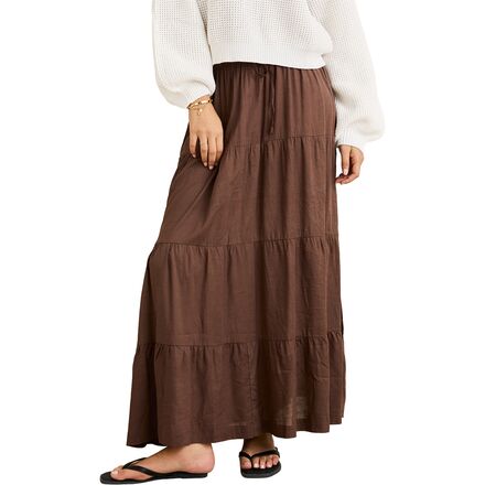Classic Tiered Maxi Skirt - Women's