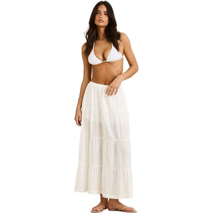 Rhythm - Classic Tiered Maxi Skirt - Women's