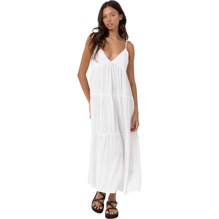 Classic Tiered Midi Dress - Women's