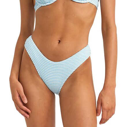 Cove Stripe Holiday Bikini Bottom - Women's