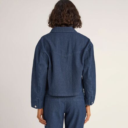Rhythm - Pinstripe Cropped Jacket - Women's