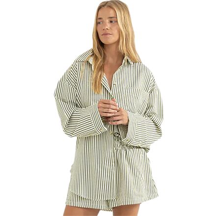 Rhythm - Cove Stripe Long Sleeve Shirt - Women's