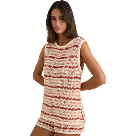 Tami Stripe Knit Longline Tank Top - Women's