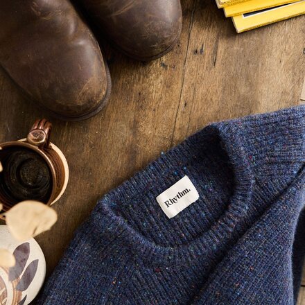 Rhythm - Scramble Crew Knit Sweater - Men's