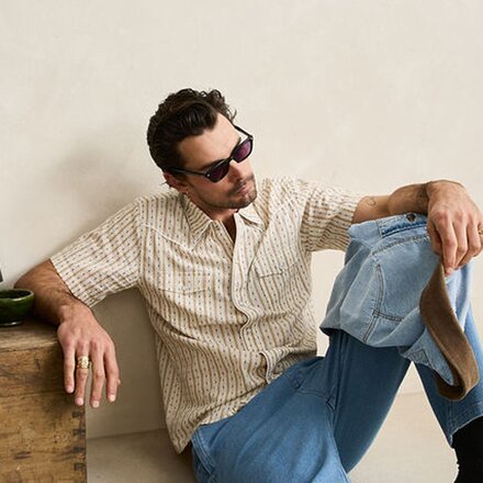 Rhythm - Textured Wale Jam Pant - Men's