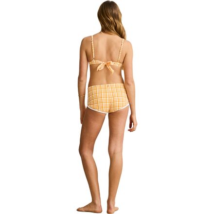 Rhythm - London Check Underwire Bikini Top - Women's