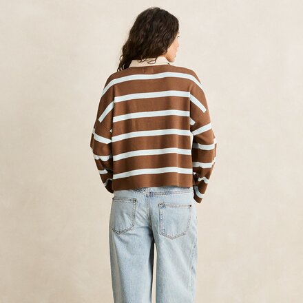 Rhythm - Rugby Polo Knit Sweater - Women's