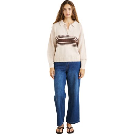 Rhythm - Strata Knit Collared Jumper - Women's