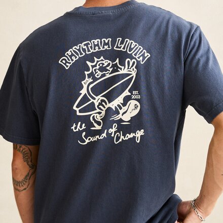 Rhythm - Peace Sun Vintage T-Shirt - Men's