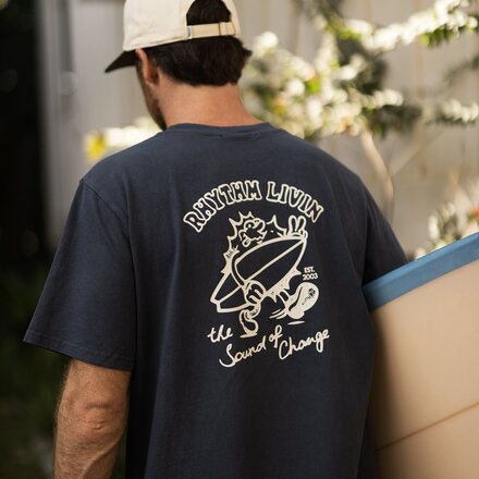 Rhythm - Peace Sun Vintage T-Shirt - Men's