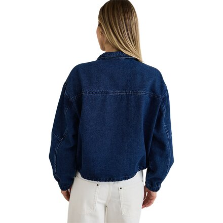 Rhythm - Juna Denim Funnel Jacket - Women's