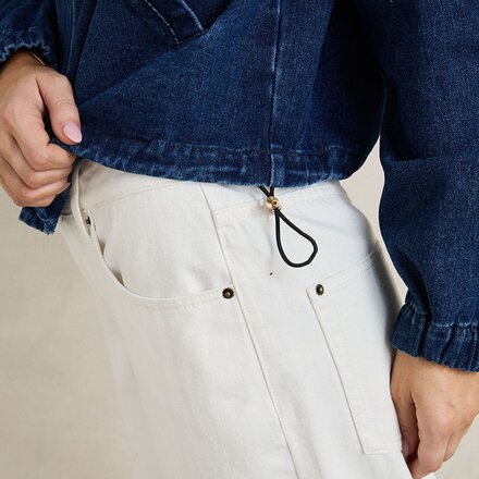 Rhythm - Juna Denim Funnel Jacket - Women's