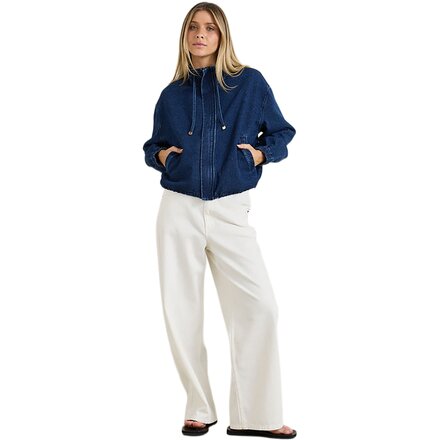 Rhythm - Juna Denim Funnel Jacket - Women's