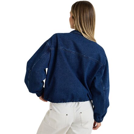 Rhythm - Juna Denim Funnel Jacket - Women's