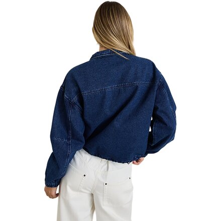 Rhythm - Juna Denim Funnel Jacket - Women's