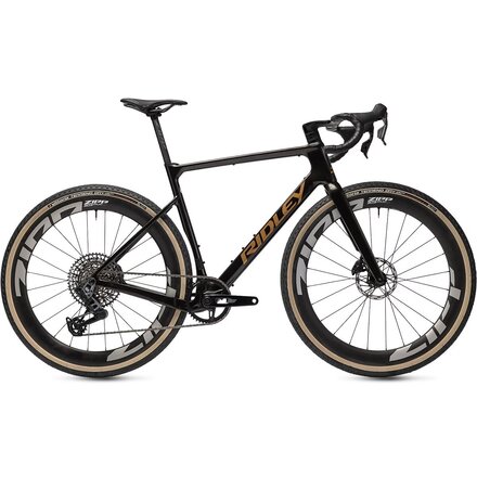 Ridley - ASTR Rival/GX AXS 1x Carbon Wheel Exclusive Gravel Bike - Black Metallic/Bronze Gold