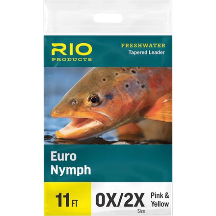 RIO - Euro Nymph Tippet Ring Tapered Leader - One Color
