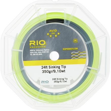 RIO - Avid 24ft Sinking Tip Fly Line - Black/Pale Yellow