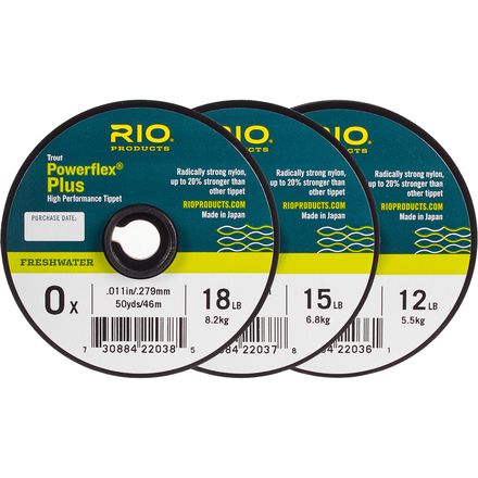 RIO - Powerflex Plus Tippet 3-Pack - One Color