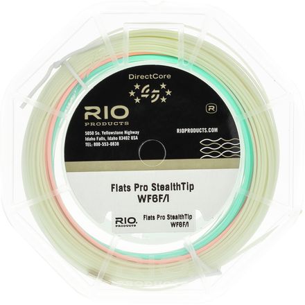 RIO - Directcore Flats Pro Fly Line - Clear/Aqua/Orange/Sand
