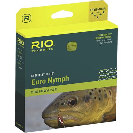 RIO - FIPS Euro Nymph Fly Line - Orange/Sage/Olive