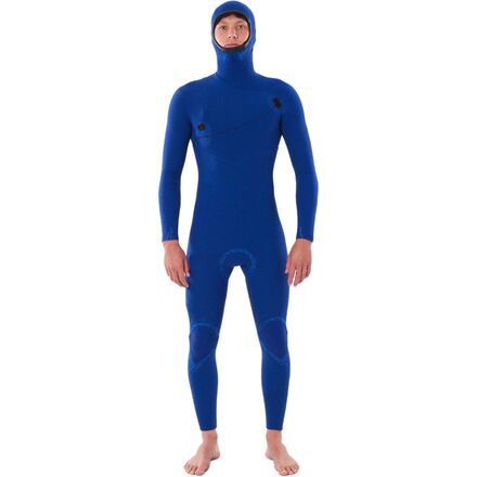 Rip Curl - E-Bomb 4/3 Steamer Zip-Free Hooded Wetsuit - Men's