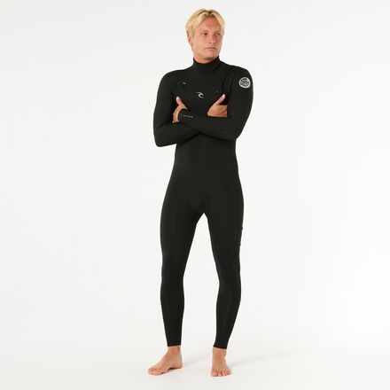 Rip Curl - Dawn Patrol 4/3 Chest-Zip Full Wetsuit - Men's