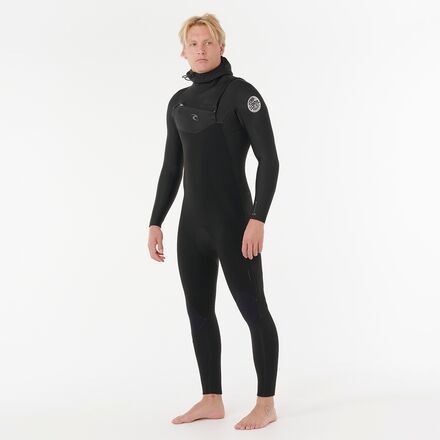 Rip Curl - Dawn Patrol 5/4 Chest-Zip Hooded Wetsuit - Men's