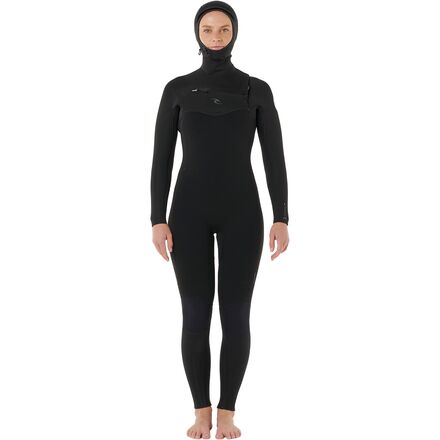 Dawn Patrol 5/4 Chest-Zip Hooded Wetsuit - Women's