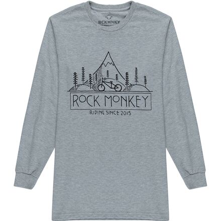 RCKMNKY - Bike Long-Sleeve T-Shirt - Men's - Heathered Grey