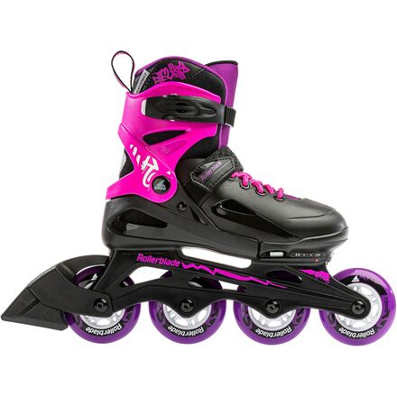 Rollerblade - Fury G Inline Skates - Kids' - Black/Pink