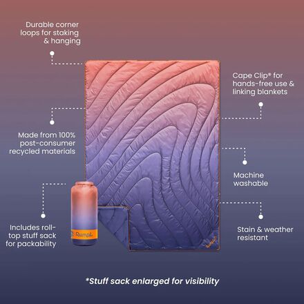 Rumpl - Original Puffy Fade 1-Person Blanket