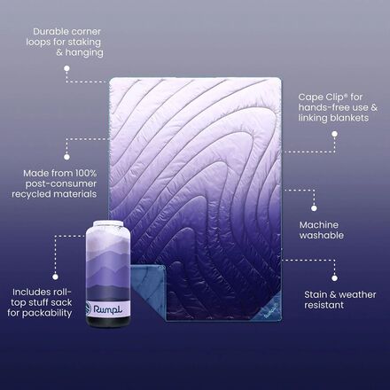 Rumpl - Original Puffy Fade 1-Person Blanket