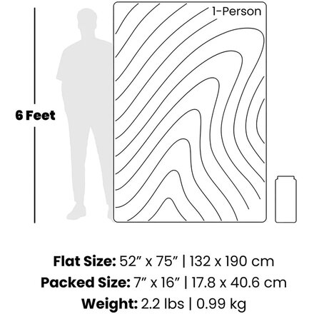 Rumpl - Original Puffy Printed 1-Person Blanket
