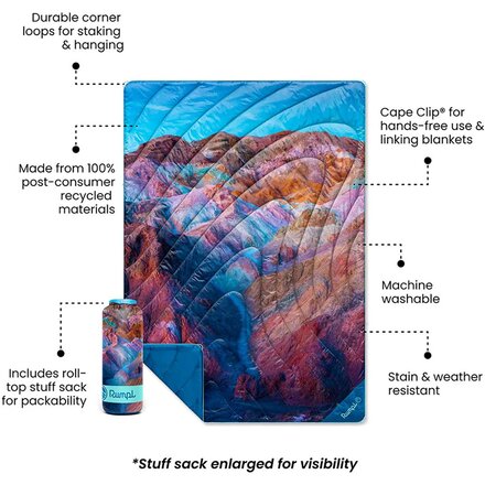 Rumpl - Original Puffy Printed 1-Person Blanket