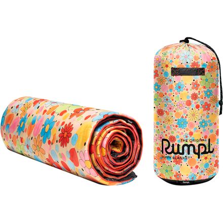 Rumpl - Original Puffy Printed 1-Person Blanket - Dots & Daisies/Mel Kadel