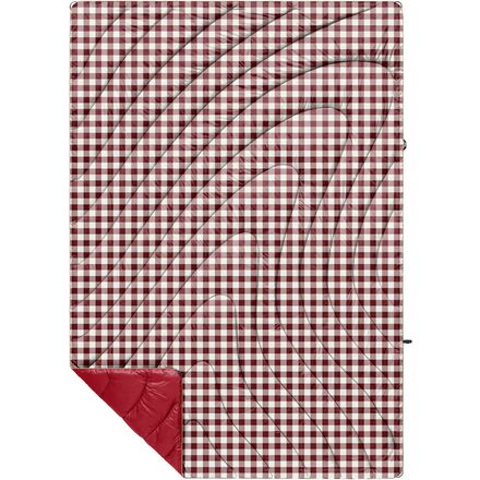 Rumpl - Original Puffy Printed 1-Person Blanket - Red Gingham
