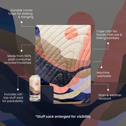 Rumpl - Original Puffy Printed 1-Person Blanket