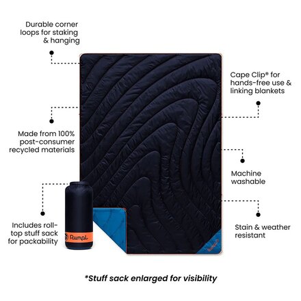 Rumpl - Original Puffy Solid 2-Person Blanket