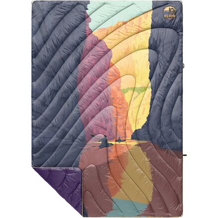 Couverture RUMPL ORIGINAL PUFFY Imprimé Champs De Marguerites + Serviette