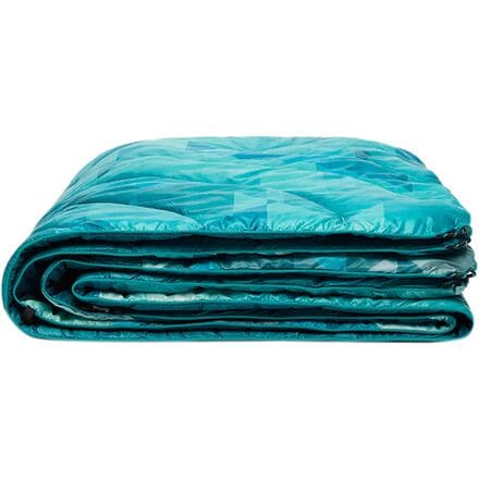 Rumpl - Original Puffy 1-Person Blanket - Geo Blue