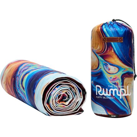 Rumpl - Original Puffy 1-Person Blanket - Liquid Chrome
