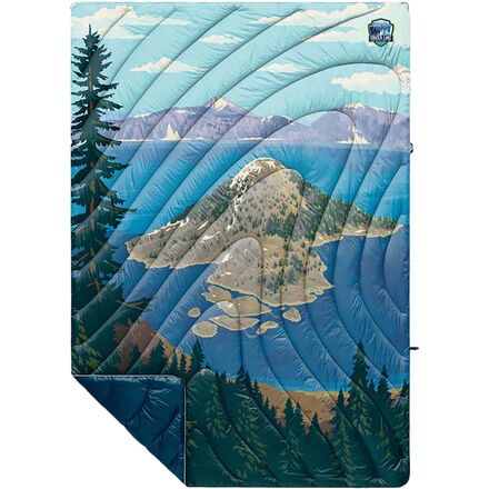 Rumpl - Original Puffy 1-Person Blanket - National Park/Crater Lake - One Color