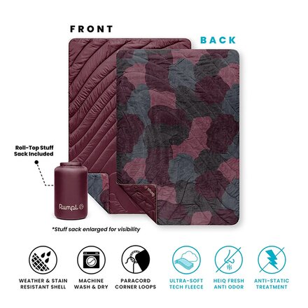 Rumpl - Fleece Puffy 1-Person Blanket