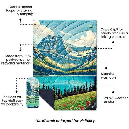 Rumpl - National Park Original Puffy 1-Person Blanket