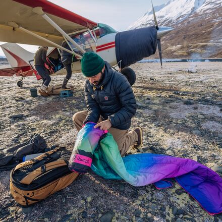 Rumpl - Original Puffy 1-Person Blanket - Northern Lights